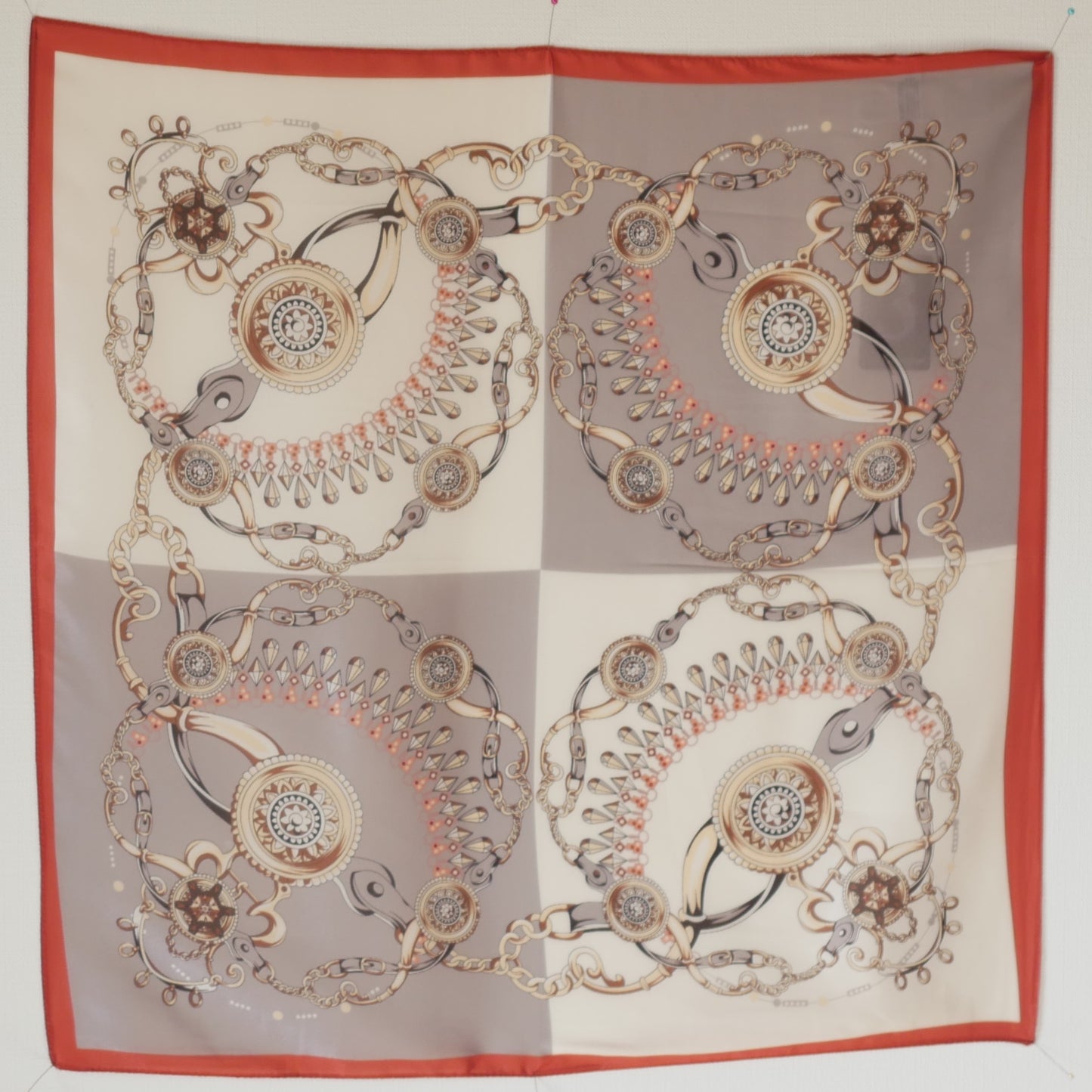 2カラークラシックスカーフ