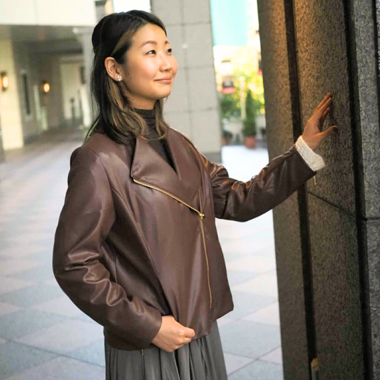 レザータッチジャケット