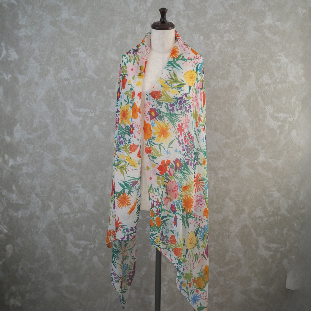フラワーストール　ホワイト