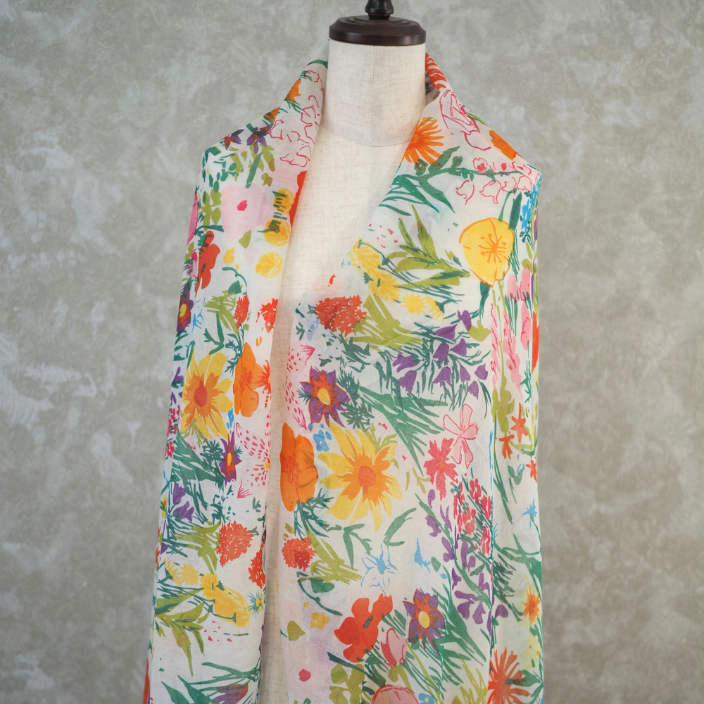 フラワーストール　ホワイト