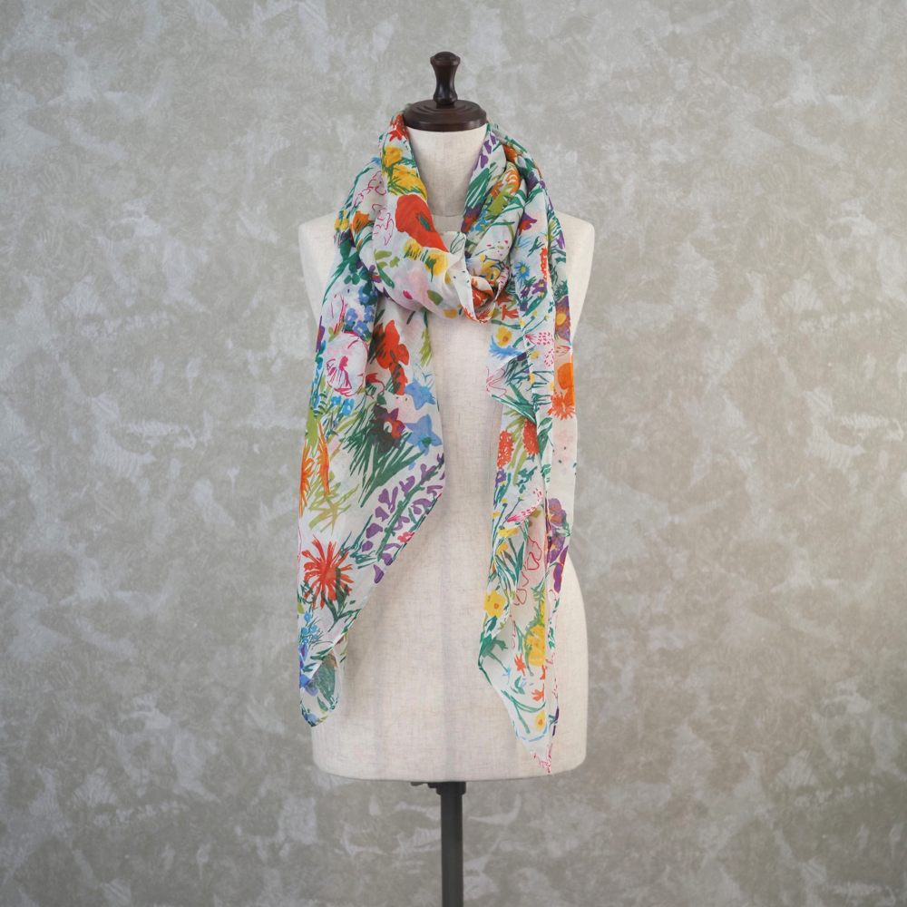 フラワーストール　ホワイト