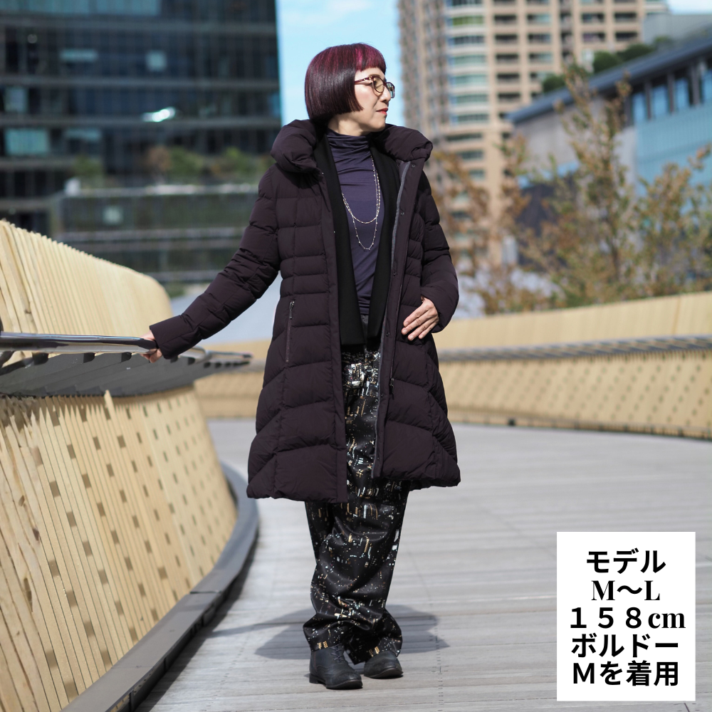 ストレッチダウンロングコート（4WAYストレッチ）