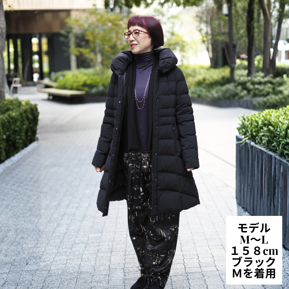 ストレッチダウンロングコート（4WAYストレッチ）