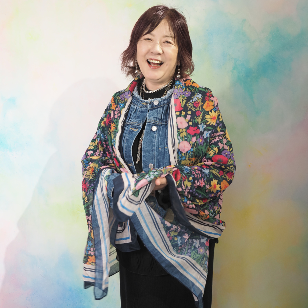 フラワーストール　ネイビー